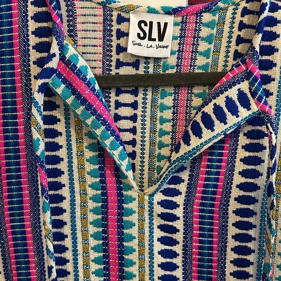 SLV colorful mini dress size small - Picture 3 of 4